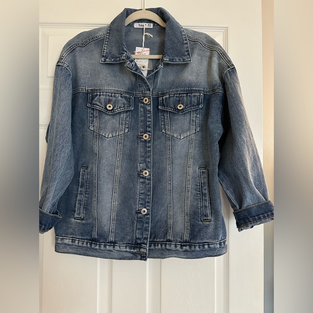 TsSH oversized denim jacket